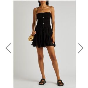 Free People Lausanne Slip Dress - black